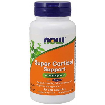 Super Cortisol Support with Relora 90 Veg Capsules NOW Foods