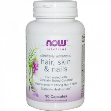 Hair Skin e Nails 90 Capsules NOW Foods 
