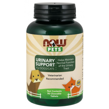 Urinary Support for Dogs & Cats para cães e gatos 90 chewables tabs NOW Pets