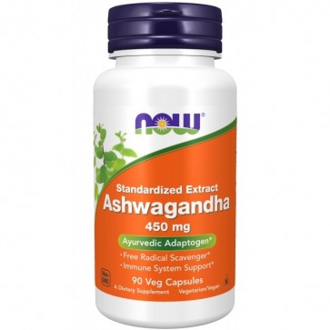 Ashwagandha 450 mg 90 Veg Capsules Now Foods