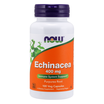 Echinacea 400 mg 100 Veg Capsules NOW