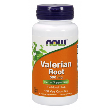 Valerian Root 500 mg 100 Capsules NOW Foods