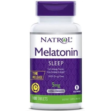 Melatonina 5mg TIME RELEASE 100 tablets NATROL