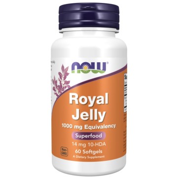 Royal Jelly - Geleia Real 1000 mg 60 Softgels Now 