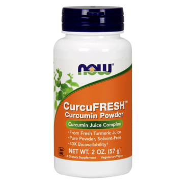 CurcuFRESH Curcumin em Pó 57g NOW Foods