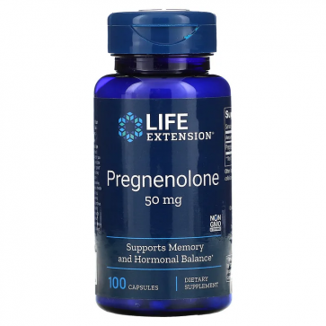 Pregnenolone Pregnenolona 50 mg 100 capsules LIFE Extension