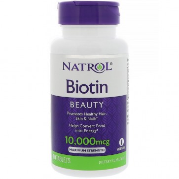 Biotina 10.000mcg 100 comprimidos NATROL
