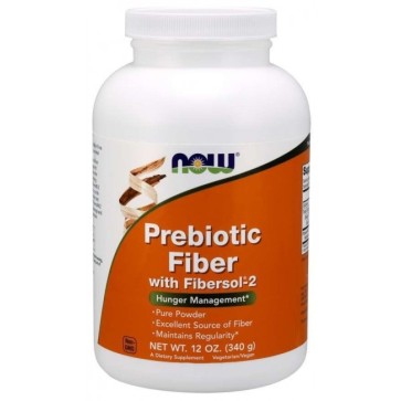 Prebiotic Fiber with Fibersol 2 em pó 12oz 340g  NOW Foods