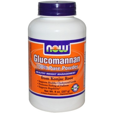 Glucomannan, Pure Powder, 8 oz (227 g) Now foods