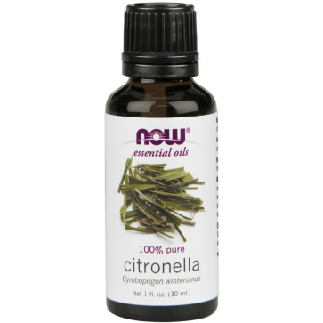 Óleo essencial de Citronella citronela 1oz 30ml NOW Foods