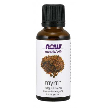 Óleo essencial blend Myrrh mirra 20% 1oz 30ml NOW Foods