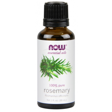 Óleo essencial de alecrim Rosemary 1oz 30 ml NOW Foods