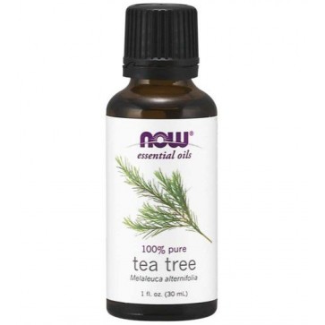 Óleo essencial de Tea Tree melaleuca 1oz 30ml NOW Foods