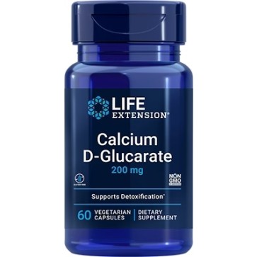 Calcium D-Glucarate, 200 mg, 60 Vcaps Life Extension 