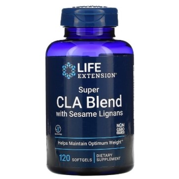 Super CLA Blend with Sesame Lignans 120 softgels LIFE Extension