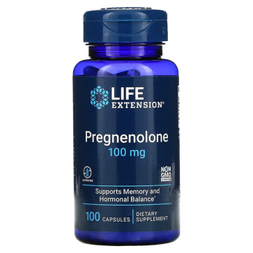 Pregnenolone Pregnenolona 100 mg 100 capsules LIFE Extension