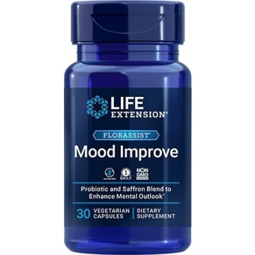 FLORASSIST® Mood Improve, 30 Cápsulas Vegetarianas Life Extension