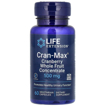 Cran-Max 500 mg. 60 Cápsulas Vegetarianas Life Extension