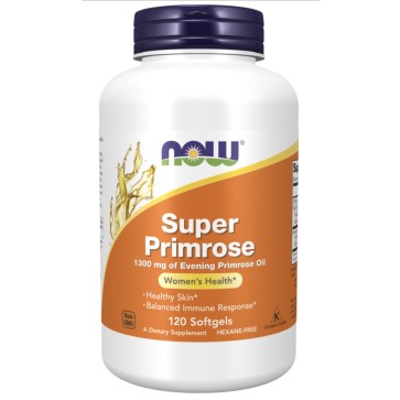 Super Primrose 1300 mg -120 Softgels Now 