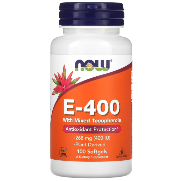 E-400 100 Softgels Now foods