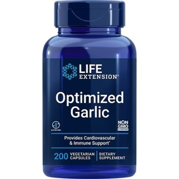 Optimized Garlic, 200 cápsulas vegetarianas Life Extension