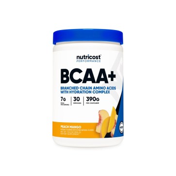 Nutricost, BCAA + Hydration 30 SERV Peach Mango
