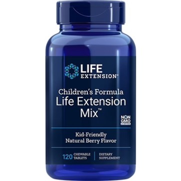 Children's Formula Mix 120 chewable comprimidos Life Extension