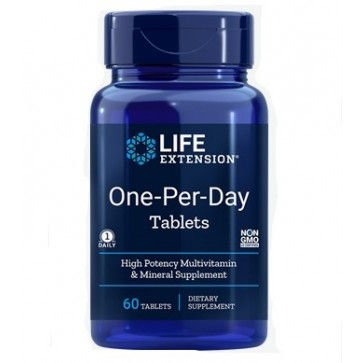 One Per Day Multivitaminico um por dia 60 Tablets LIFE Extension