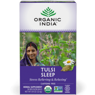 Chá Tulsi Sleep 18 sachês Organic India