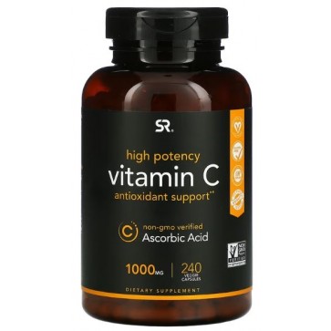 Vitamina C 1000mg 240 vcaps SPORTS Research validade: 11/2022