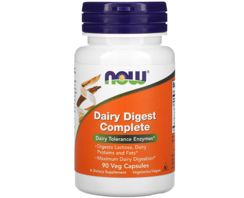 DAIRY DIGEST COMPLETE 90 VCAPS Now - PL Suplementos