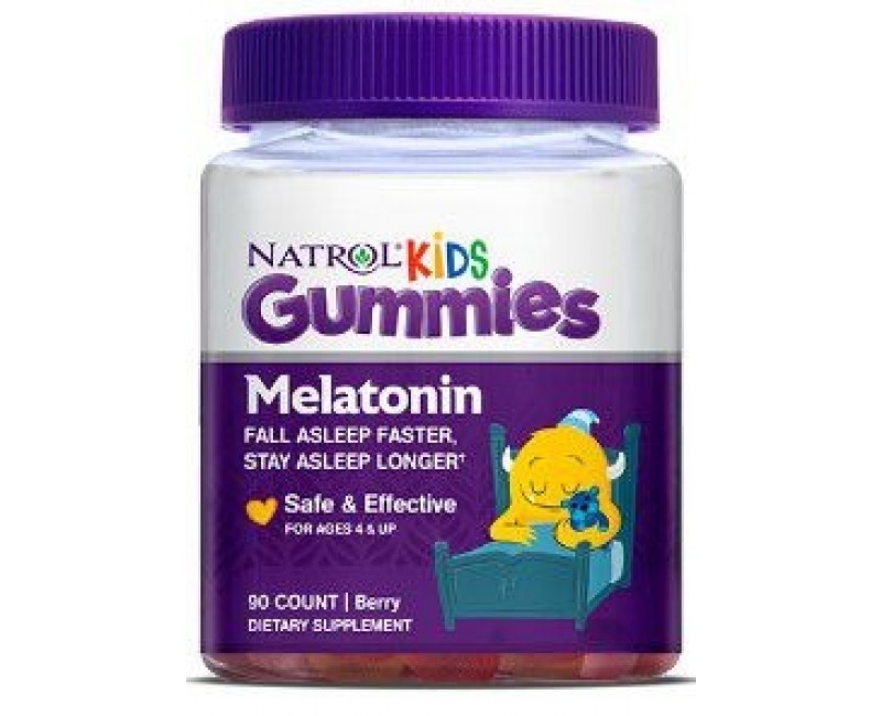 Melatonina Kids para criancas 90 Gummies NATROL - PL Suplementos
