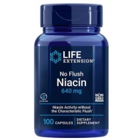 No Flush Niacina Inositol Hexanicotinate 640 mg 100 capsules LIFE Extension