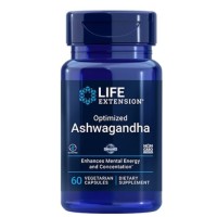 Optimized Ashwagandha Extract 60 vegcaps LIFE Extension