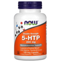 5-HTP, 200 mg, Double Strength 120 Veg Capsules Now foods