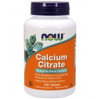 Calcium Citrate 100 tablets NOW Foods