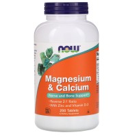 Magnesium & Calcium With Zinc and Vitamin D-3, 250 Tablets