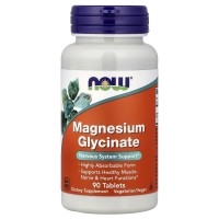 Magnesium Glycinate, 90 Tablets (100 mg per Tablet) now