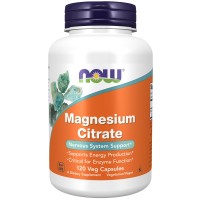 Magnesio citrate 400mg 120 veg capsules NOW Foods