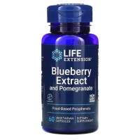 Blueberry Extract and Pomegranate 60 vegetarian capsules Life Extension