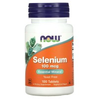 Selenium, 100 mcg, 100 Tablets Now foods