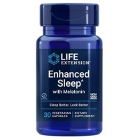 Enhanced Sleep with Melatonin 30 veg caps Life Extension