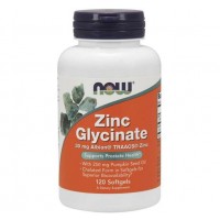 Zinc Glycinate 120 Softgels NOW Foods