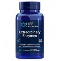 Extraordinary Enzymes 60 capsules LIFE Extension  vencimento:03/2022
