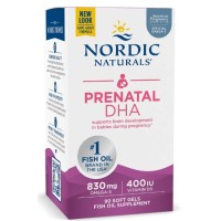 Prenatal DHA 90 count sabor morango NORDIC Naturals