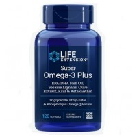  Super Omega 3 PLUS - EPA / DHA 120 caps LIFE Extension