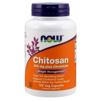 Chitosan 500 mg plus Chromium 120 Veg Capsules NOW Foods