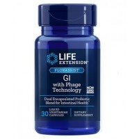 FLORASSIST GI with Phage Technology 30 veg caps LIFE Extension vencimento:08/2022