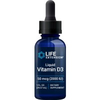 Liquid Vitamin D3, 50 mcg (2,000 IU), 1 fl oz (29.57 ml) LE