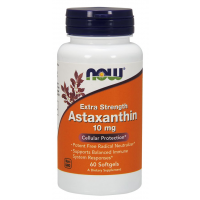 Astaxanthin Astaxantina 10mg 60 Softgels NOW Foods